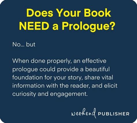 What Is a Prologue in a Book and How Long is Prologue?