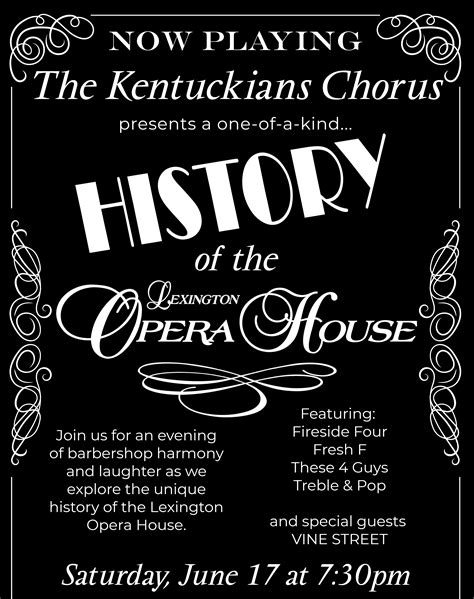 The Kentuckians present "History of the Lexington Opera House" - The ...