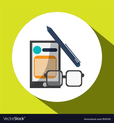 Office icon design Royalty Free Vector Image - VectorStock