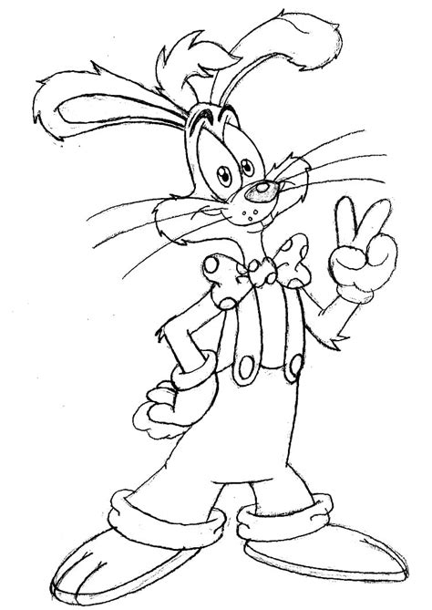 Roger Rabbit Characters Coloring Pages