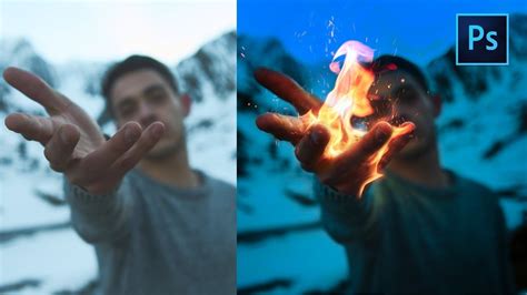 [ Photoshop Manipulation ] FIRE HAND EFFECTS - TUTORIAL - YouTube