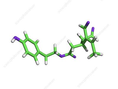 Oleocanthal olive oil molecule - Stock Image - A602/0033 - Science ...