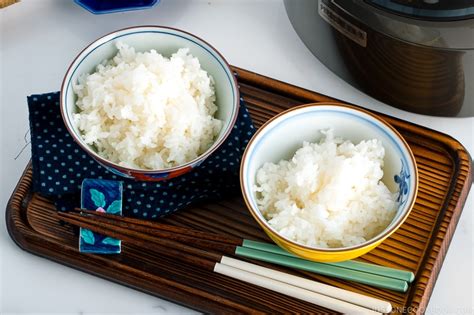 How to Cook Japanese Rice in a Rice Cooker • Just One Cookbook