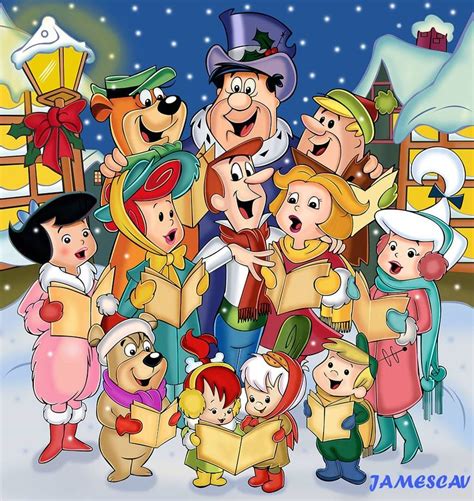 Hanna Barbera Christmas by JamesCav on DeviantArt | Christmas cartoons ...