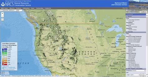 Interactive Snowpack Map | SoCalGIS.org