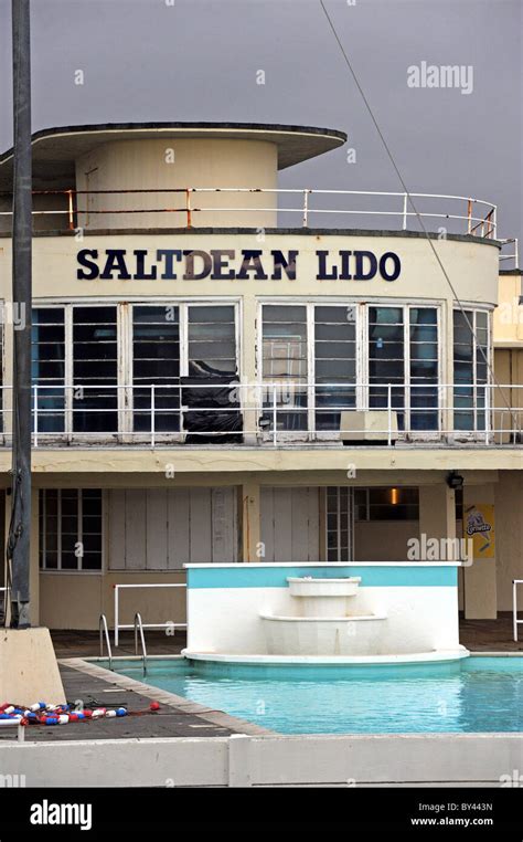 Saltdean Lido, an art deco design built in 1937 and at the centre of a campaign to save it from ...