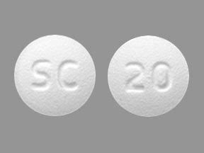 SC 20 Pill Images (White / Round)