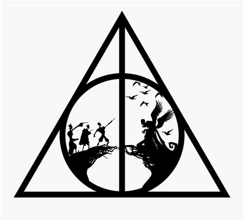 Deathly Hallows Symbol Harry Potter , Free Transparent Clipart - ClipartKey