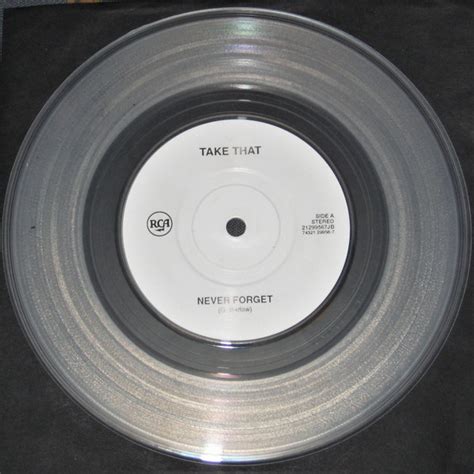 Take That - Never Forget (1995, Clear, Vinyl) | Discogs