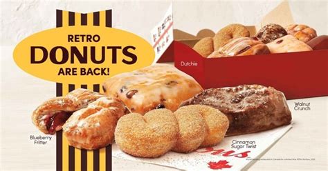 ICYMI: More retro donuts returning to Tim Hortons menus this year - Village Life