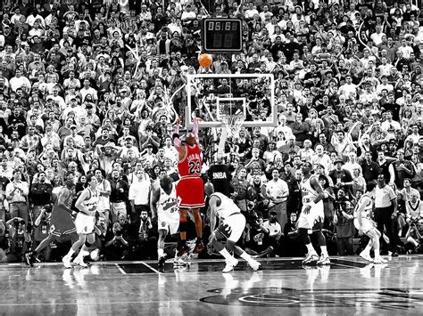 Michael Jordan MJ Last Shot Basketball Poster – My Hot Posters