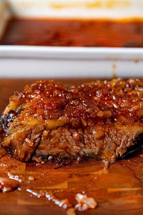 Jewish Brisket (Sweet and Sour) Recipe - Dinner, then Dessert