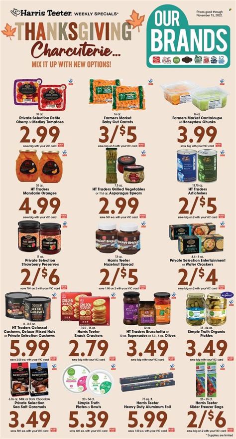 Harris Teeter Weekly Ad Flyer Specials November 8 to November 15, 2022