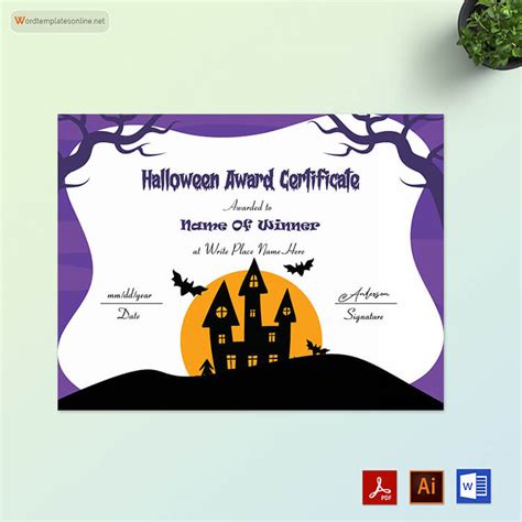 20 Best Halloween Award Certificate Templates (Word, PDF)