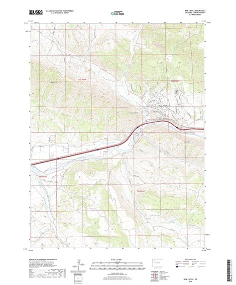 New Castle Colorado US Topo Map – MyTopo Map Store