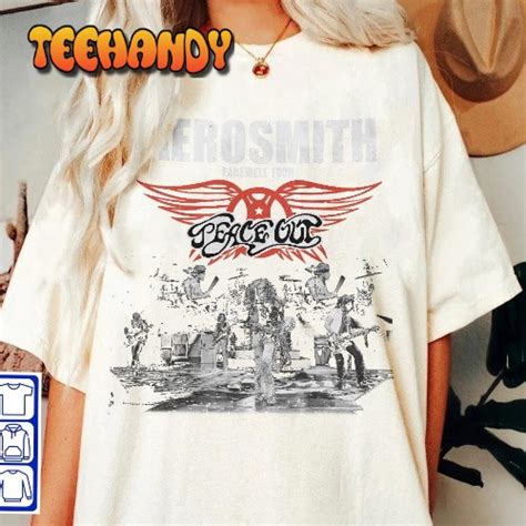 Aerosmith 2023-2024 Peace Out Farewell Tour with The Black Tour Shirt