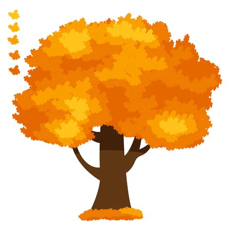 cute cartoon autumn fall trees collection. Vector. 23797725 Vector Art ...