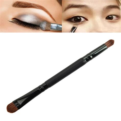 2019 New Pro Makeup Brushes Double Head Short Handled Brush Eye Shadow Brush Makeup Makeup Brush ...