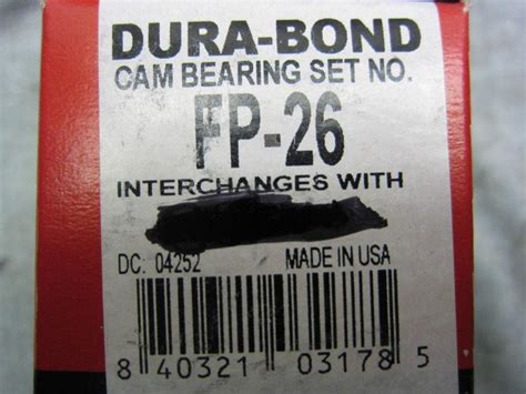 Buy Dura-Bond Bearings FP26 Engine Camshaft Bearing in Grand Junction ...