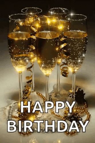 Happy Birthday Celebrate GIF - HappyBirthday Celebrate Wine - Discover & Share GIFs Animated ...