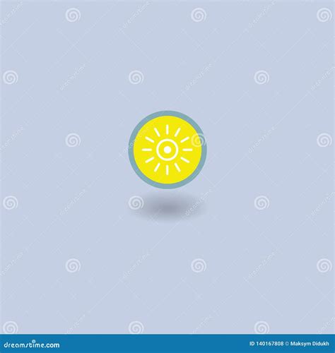 Sun Icon. Weather. Vector Illustration. EPS 10. Stock Illustration ...