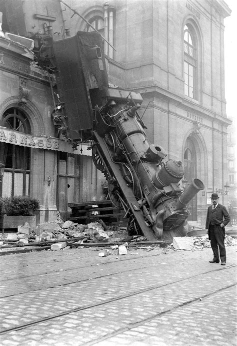 Unearthed History: Rare 1895 Photos of the Montparnasse Train Wreck