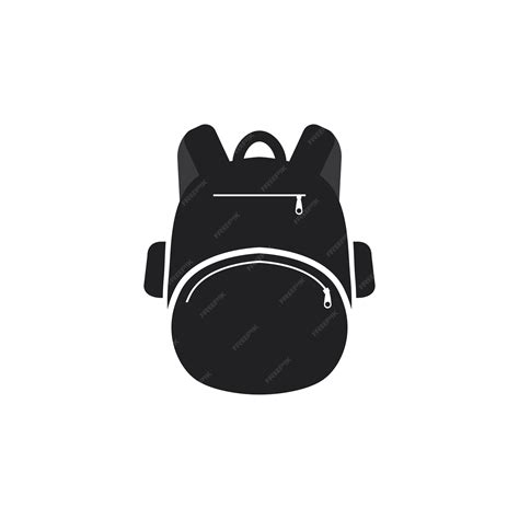 Premium Vector | School bag logo vector icon illustration design