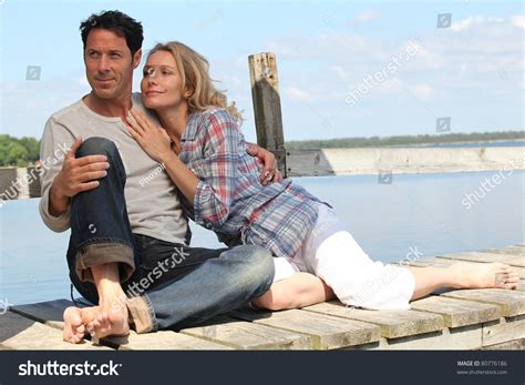 Barefoot Couple By Water Stock Photo 80776186 | Shutterstock