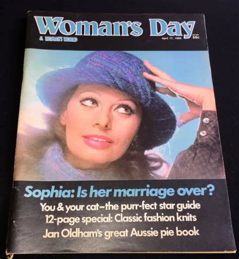 WOMANS DAY MAG 1980 Sophia Loren Linda Stoner Jane Clifton $14.99 ...