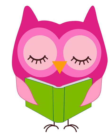 Owl reading clipart 2 - Clipartix