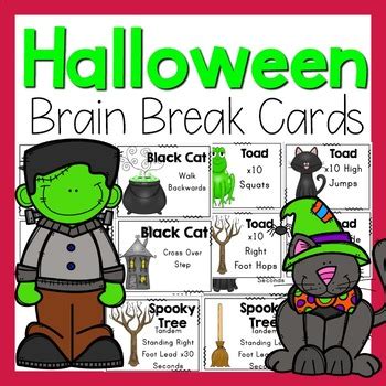 Halloween Brain Breaks - Halloween Activity | TPT