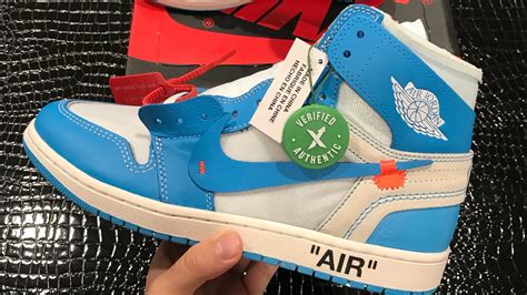 StockX Off White Jordan 1 UNC unboxing / Are They Legit?! - YouTube