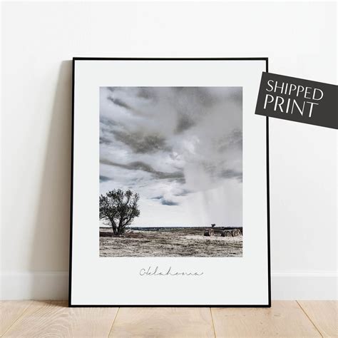 Oklahoma Landscape Print Nature Wall Art Oklahoma Gifts - Etsy