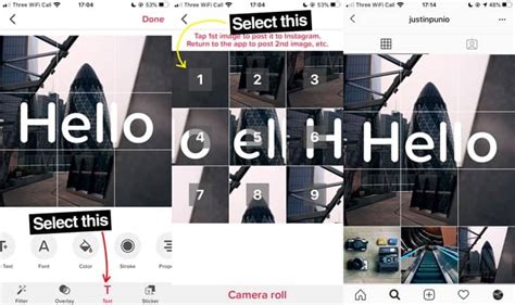 How To Create Instagram Giant Square Grids - 3 Best Apps - Justin Punio