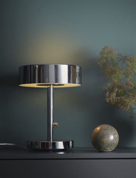 STOCKHOLM 2017 Table lamp with LED bulb, chrome plated - IKEA