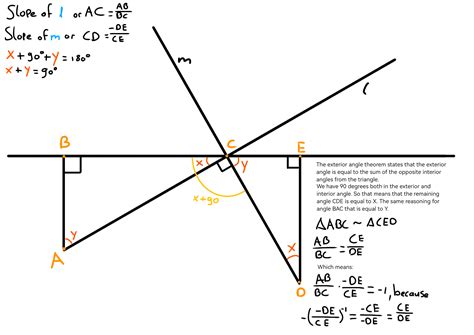 Is this proof about perpendicular lines correct? : r/askmath