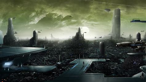 🔥 Free Download Sci Fi Art Cities Futuristic Wallpaper by @mcarter77 | WallpaperSafari