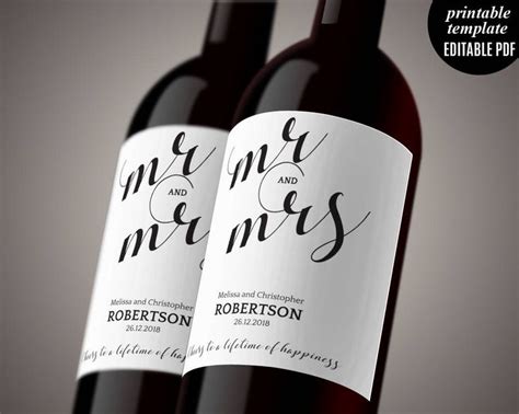 Pin on Wine label template