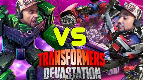 Devastator Vs Optimus Prime (Transformers Devastation PS4 Gameplay ...