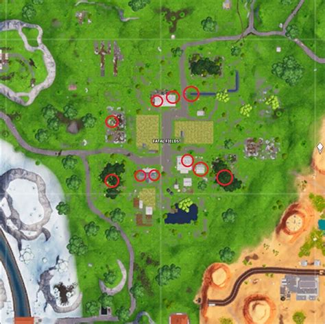 Fortnite Season 8 Guide: Sunny Steps & Fatal Fields Chest Locations