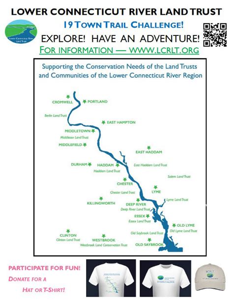 Lower Connecticut River Land Trust Hiking Trail Challenge – Connecticut River Gateway Commission