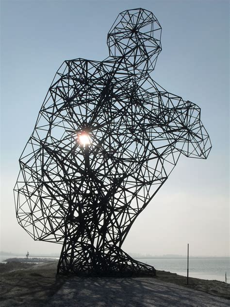 Exposure by Antony GormleyLeft side of the road | Land art, Outdoor art, Gormley