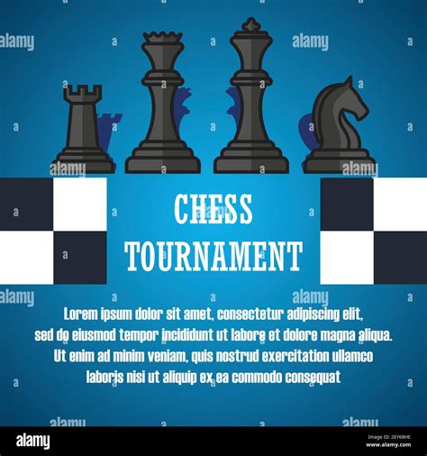 chess banner for chess tournament. vector illustration Stock Vector Image & Art - Alamy