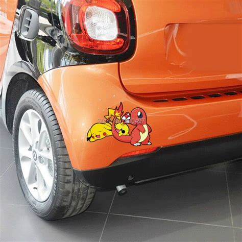 10 x Car Styling Cartoon Animal Pet Pikachu Pokemon Combination Sticker ...