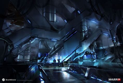 Geth Dreadnought interior, Brian Sum | Environment concept art, Mass effect, Game concept art