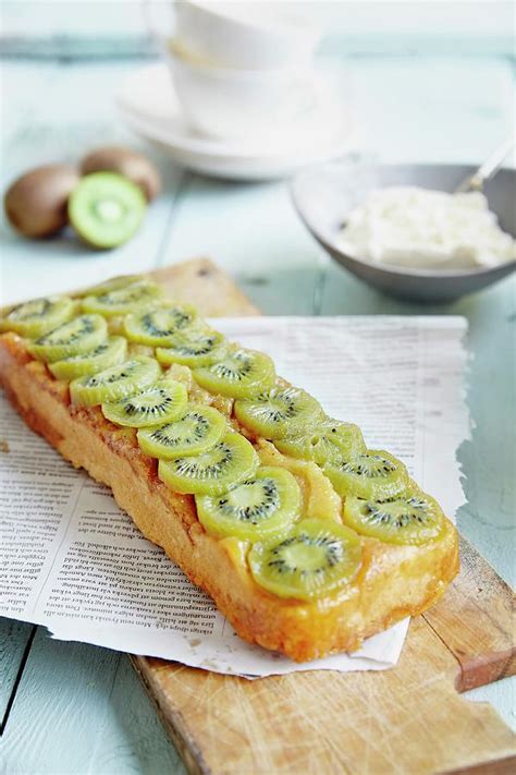 Kiwi Cake With Cream Cheese Photograph by Fanny Rådvik - Fine Art America