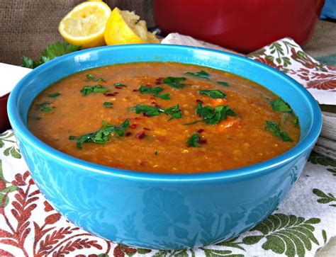 Moroccan Red Lentil Soup Recipe