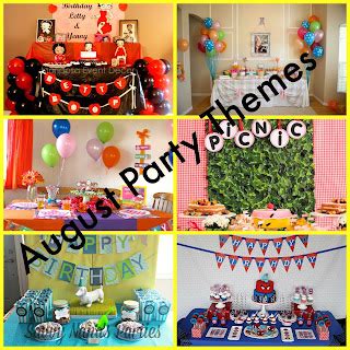 6 August Kid's Party Themes - Savvy Nana