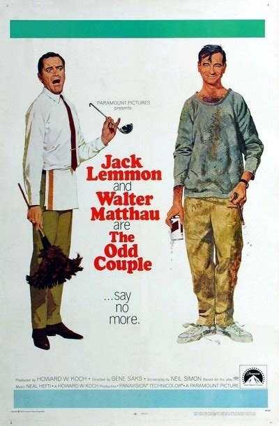 The Odd Couple Movie Review & Film Summary (1968) | Roger Ebert