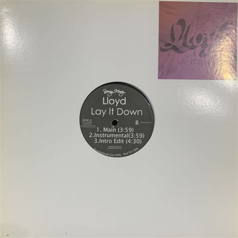 Lloyd - Lay It Down (12'') (特価!!) - FATMAN RECORDS